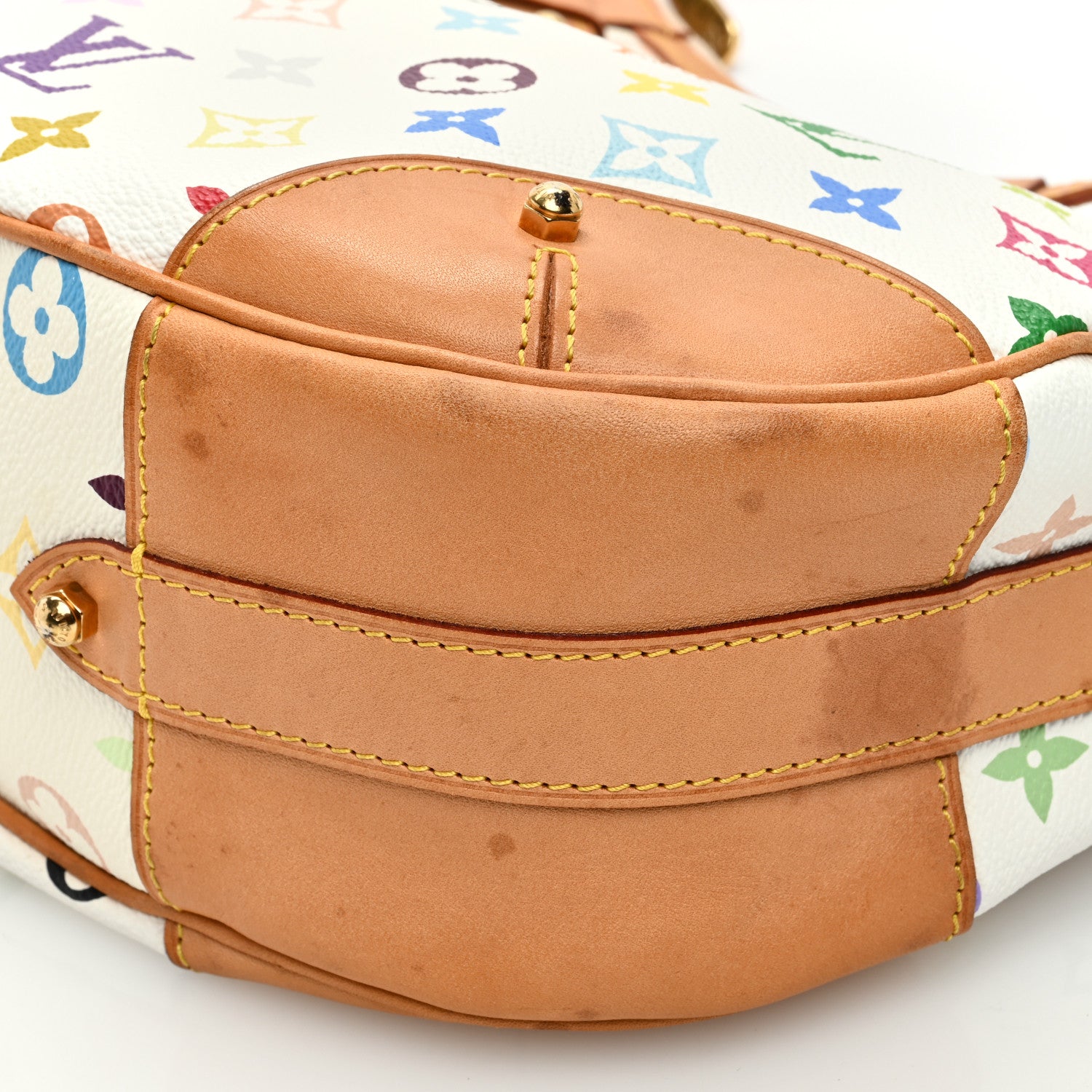 Louis Vuitton LOUIS VUITTON Monogram Multicolor Greta White 8 of 17