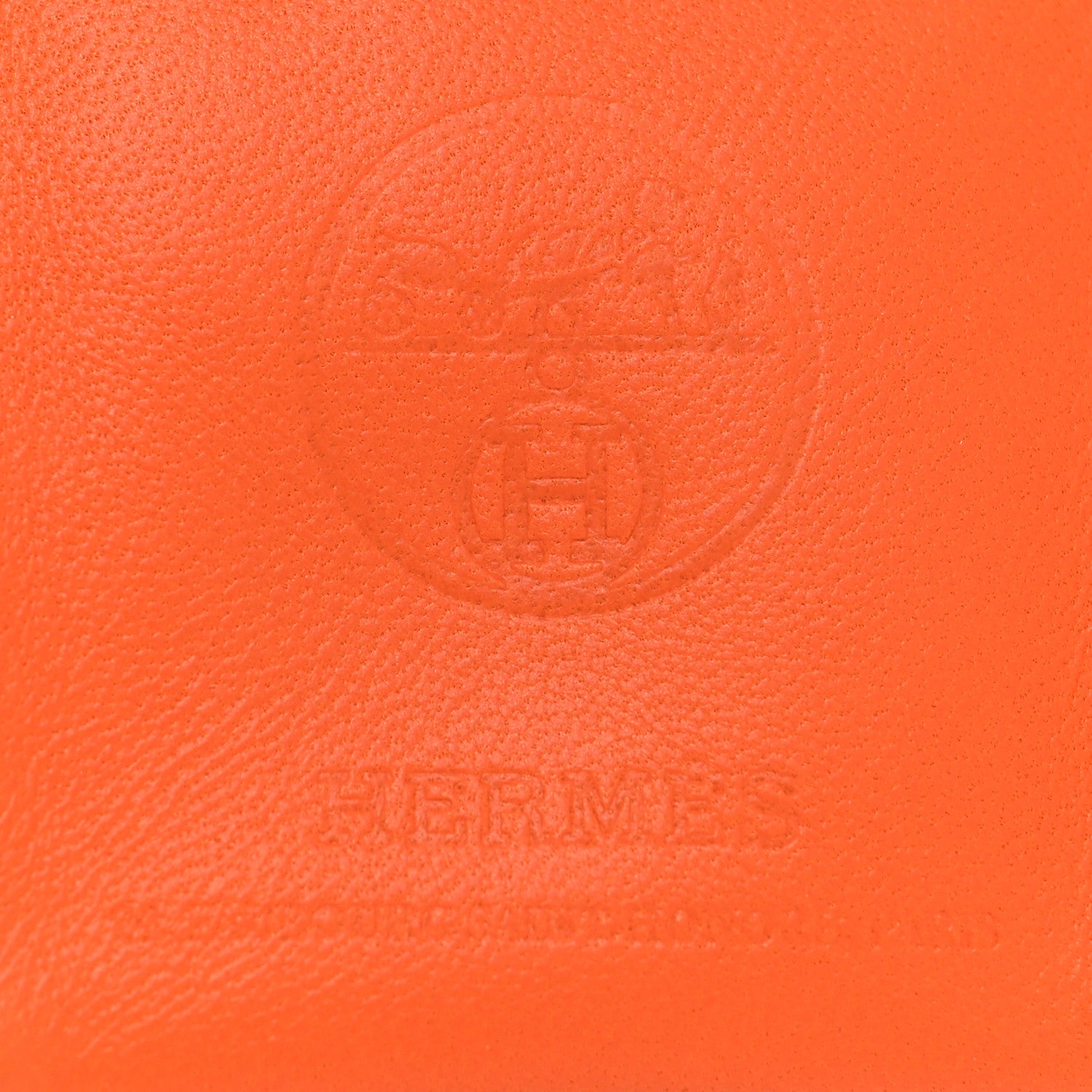 Hermes Milo Lambskin Swift Shopping Bag Charm Feu Gold 3 of 3