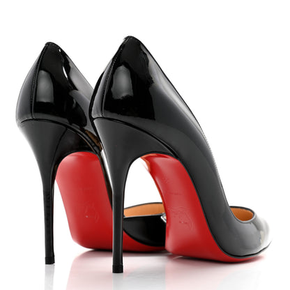 Christian Louboutin Patent Iriza 100 Pumps 38 Black 4 of 9