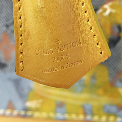 Louis Vuitton Monogram Pulp Defile Weekender GM Yellow 8 of 12