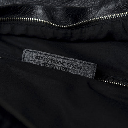 Balenciaga Agneau Classic Silver Hardware Backpack Black 6 of 9