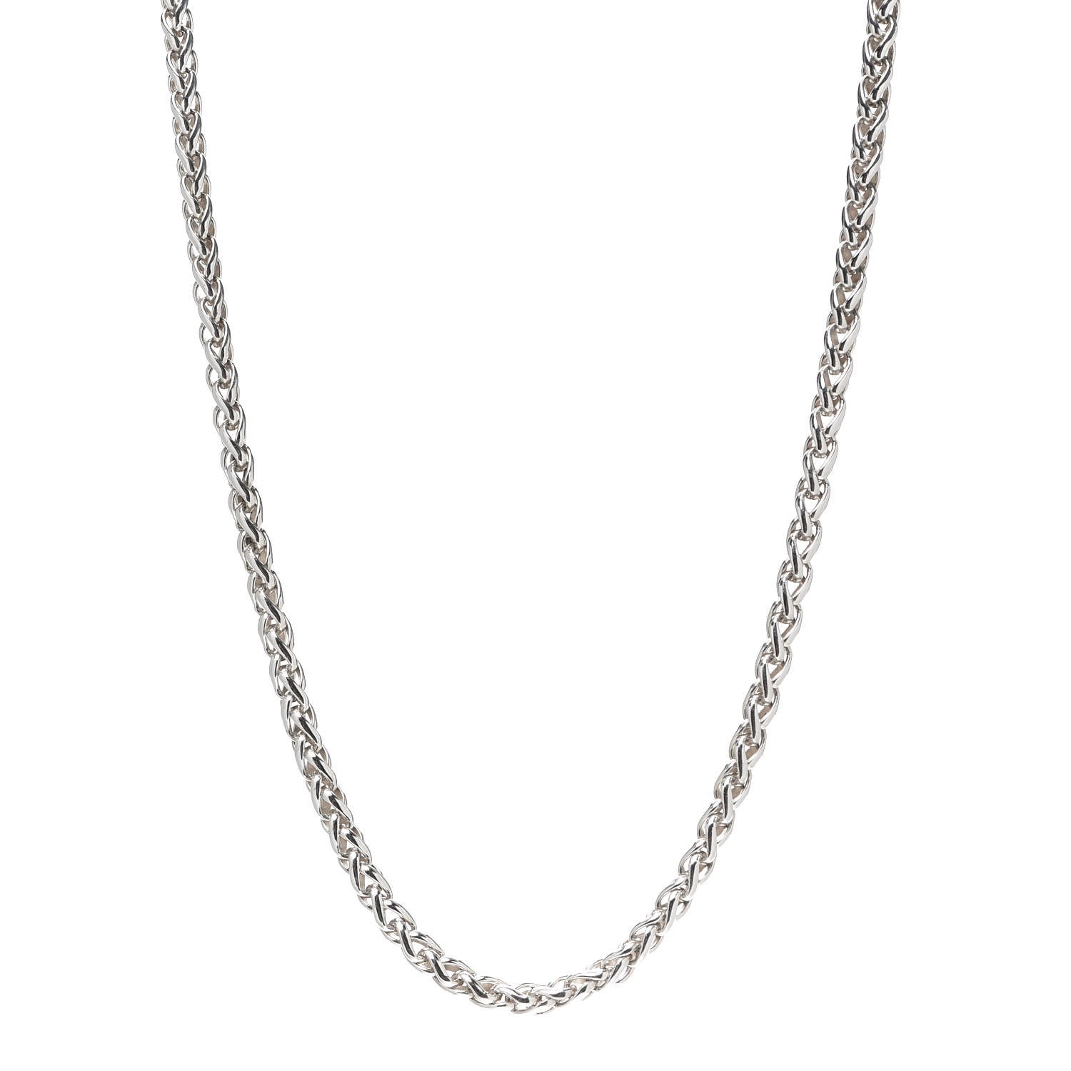 David Yurman Sterling Silver 4mm Wheat Chain Necklace 1 of 4