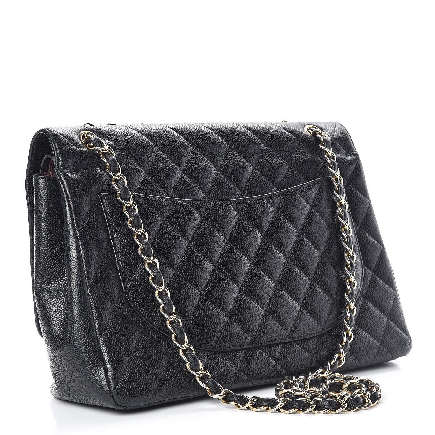 Chanel Caviar Quilted Maxi Double Flap Black 4 of 18