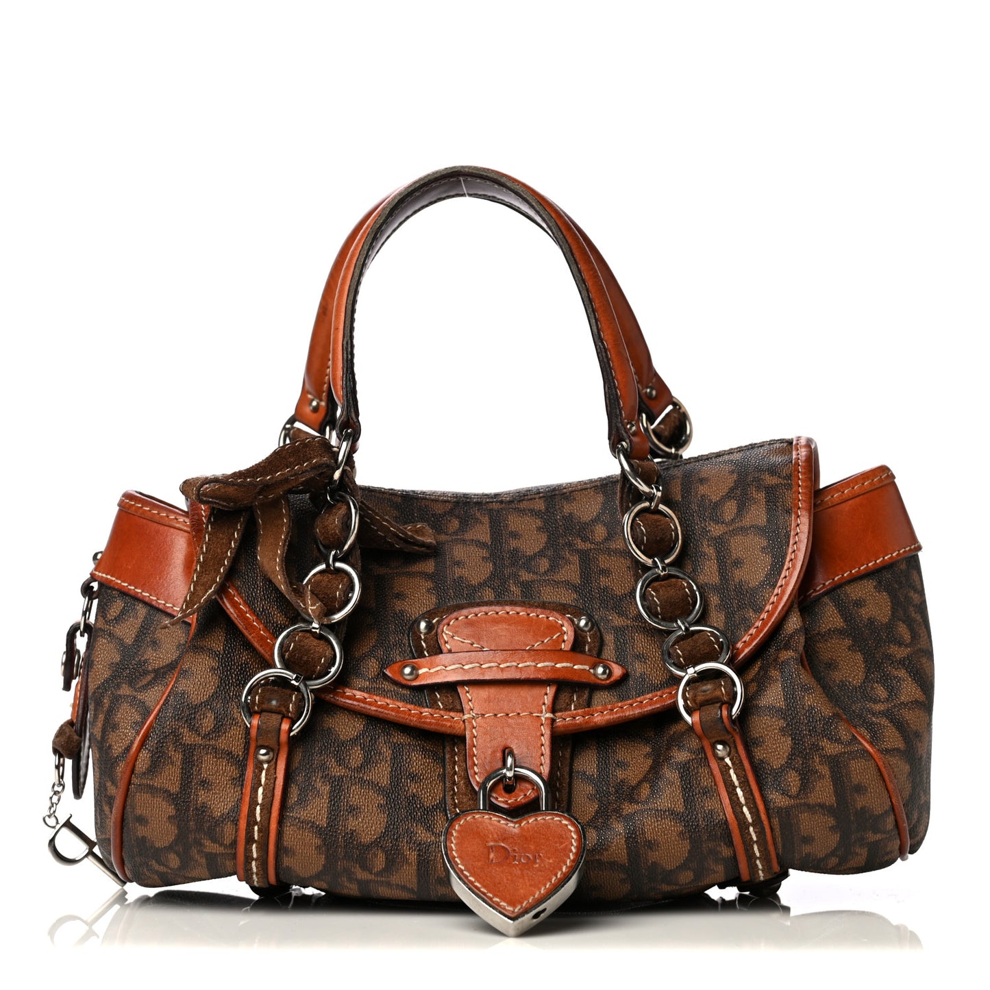 Monogram Romantique Trotter Flap Bag Brown