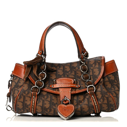 Christian Dior Monogram Romantique Trotter Flap Bag Brown 1 of 6