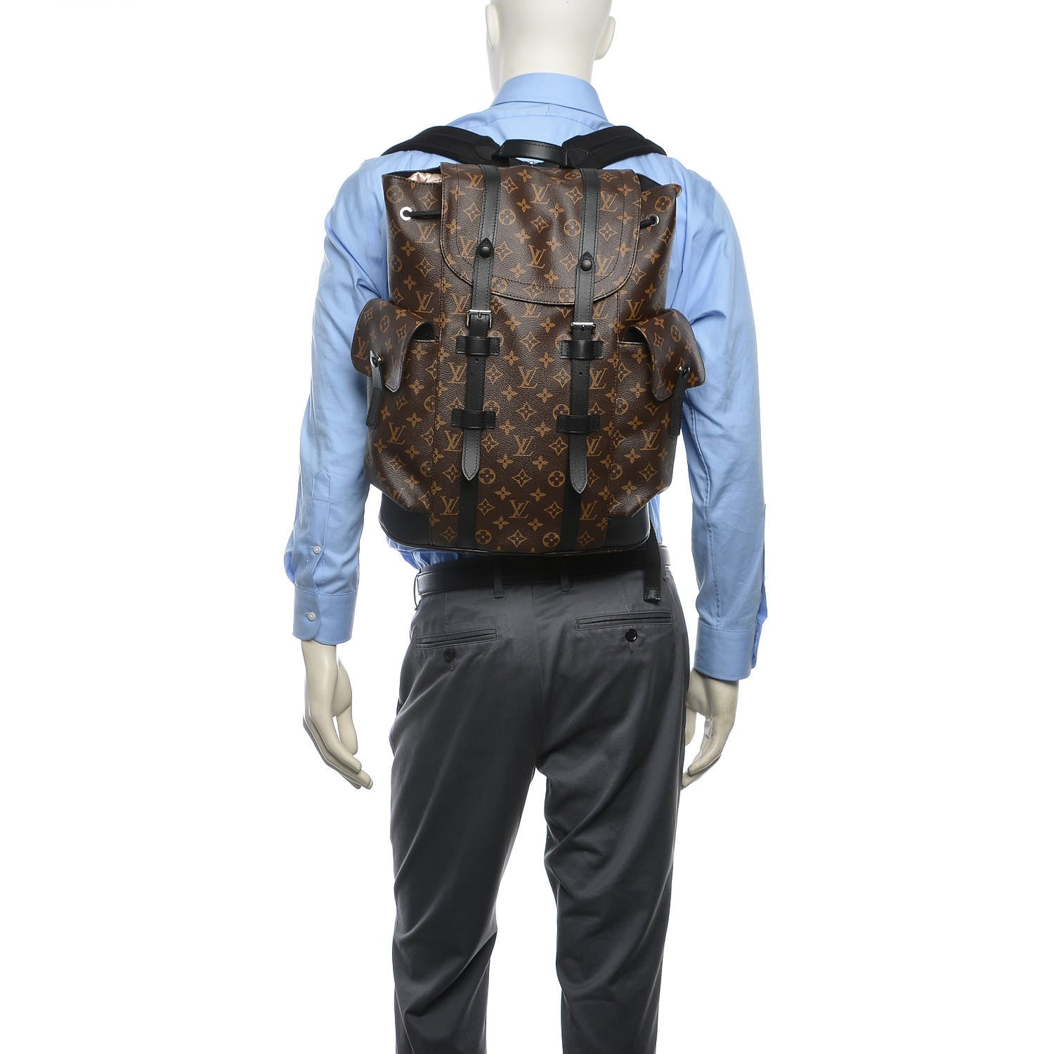 Louis Vuitton Monogram Macassar Christopher PM Backpack 1 of 7