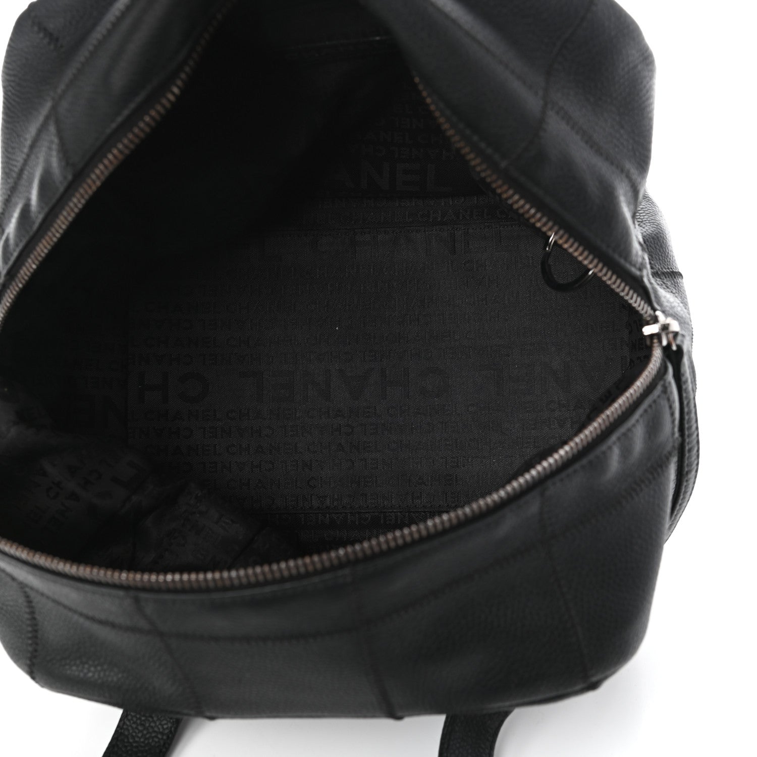 Chanel Caviar Square Stitched Bowler Black 5 of 9
