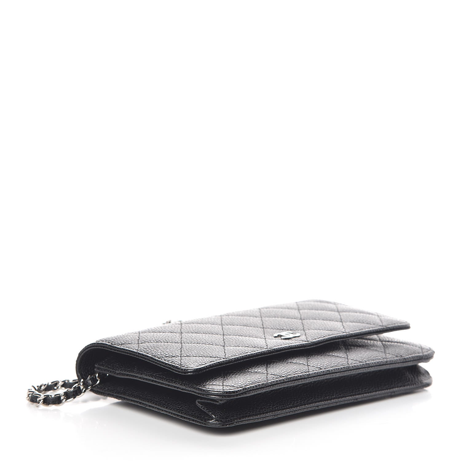 Chanel Caviar Quilted Wallet On Chain WOC Black 4 of 11