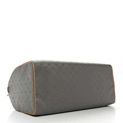 Louis Vuitton Monogram Titanium Keepall Bandouliere 50 3 of 8