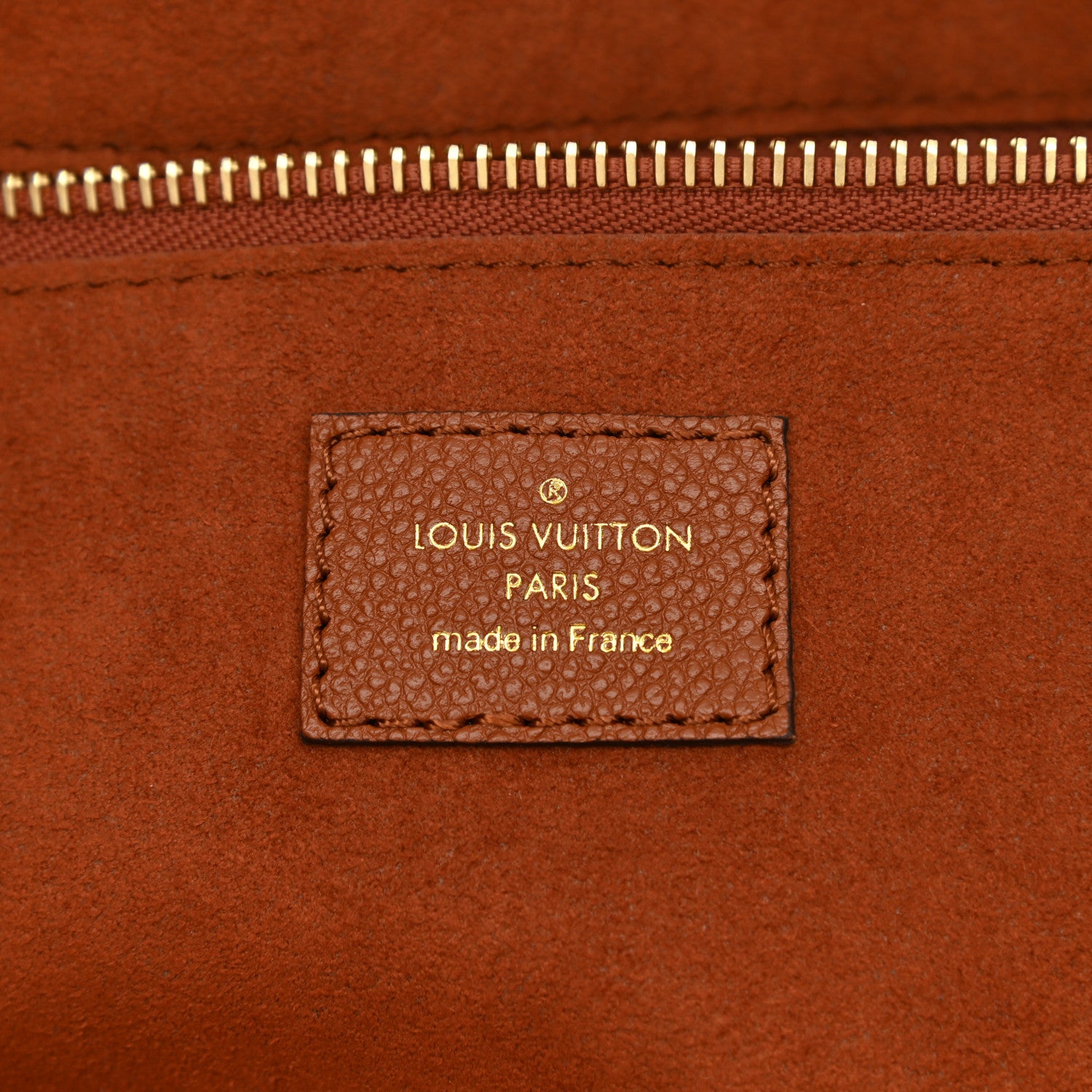 Louis Vuitton Empreinte Monogram Giant Neverfull MM Cognac 8 of 9