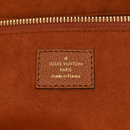 Louis Vuitton Empreinte Monogram Giant Neverfull MM Cognac 8 of 9