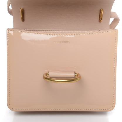 Burberry Patent Small D-Ring Bag Pale Fawn Pink 8 of 12
