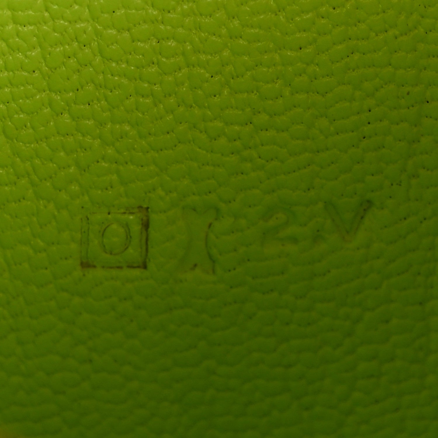 Hermes Chevre Mysore Tri-Fold Bearn Wallet Lime 7 of 15