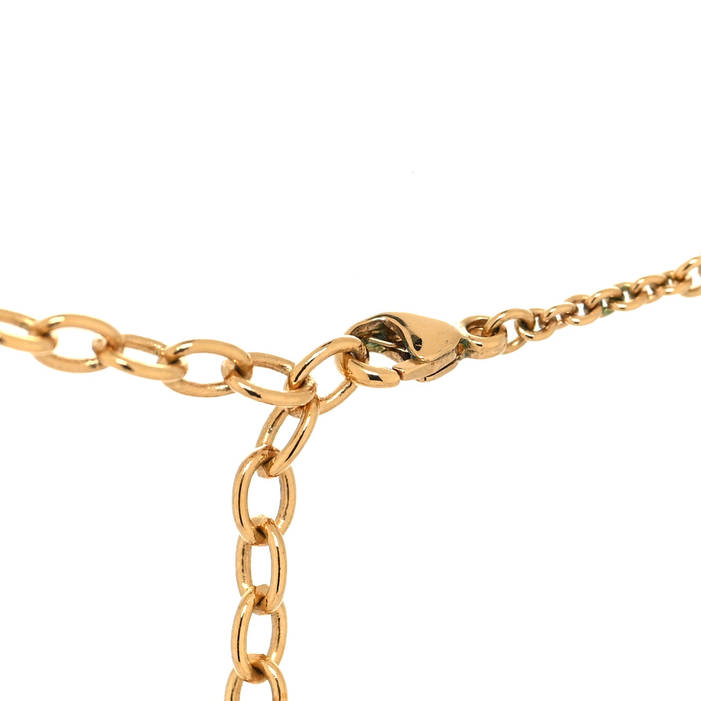 Brass Essential V Necklace Gold