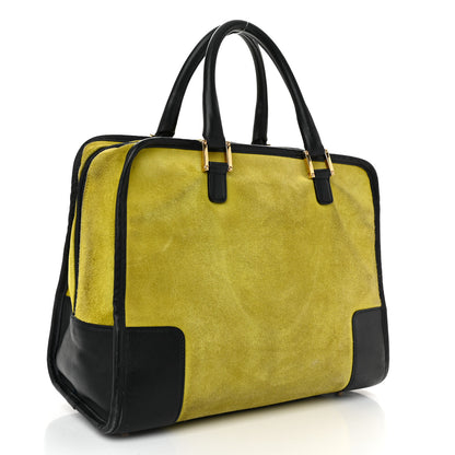 Loewe Suede Calfskin Amazona Yellow Black 3 of 11