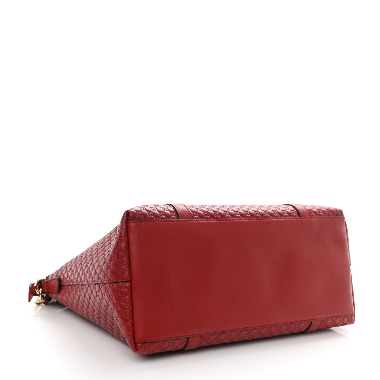 Soft Microguccissima Large Dome Satchel Red