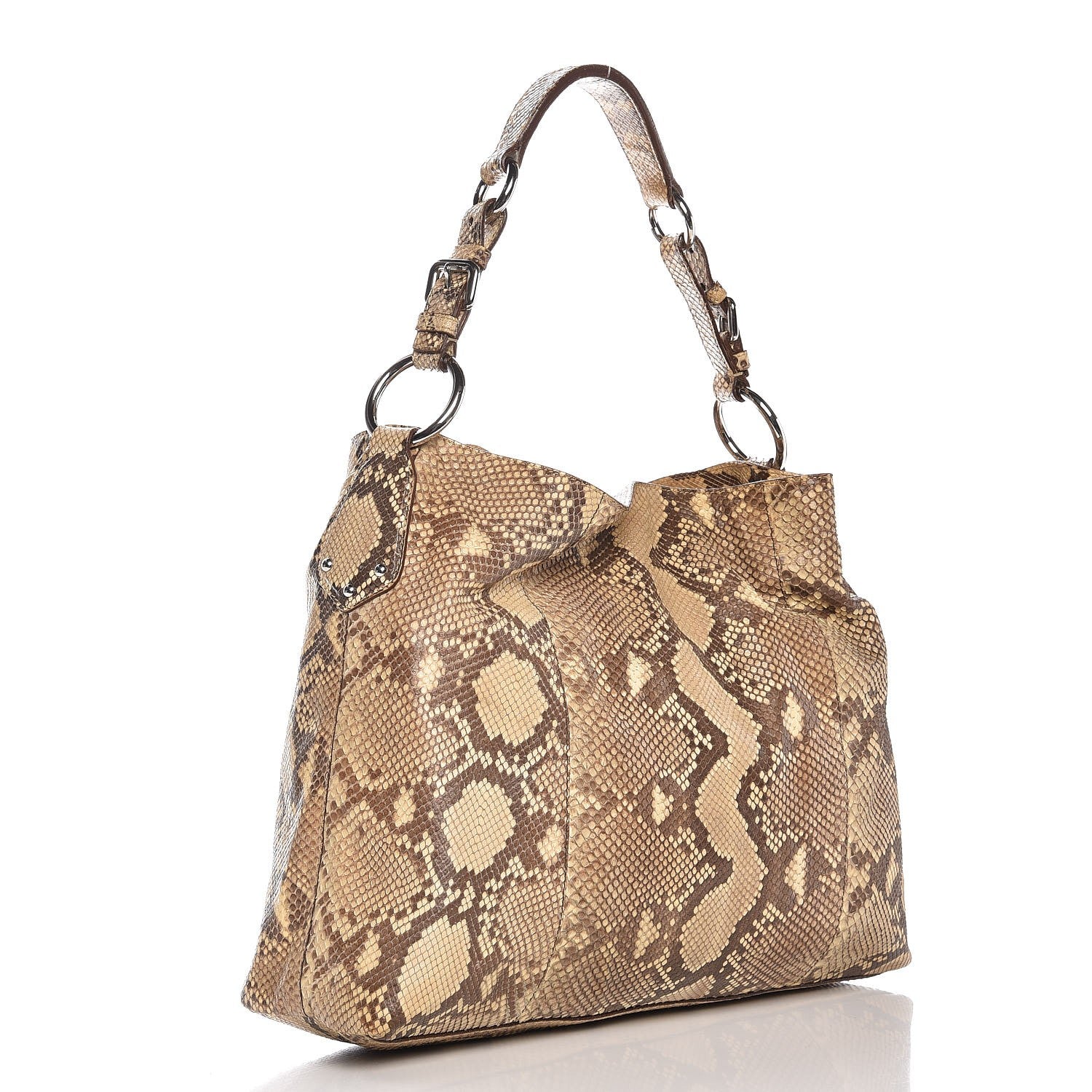 Prada Python Logo Hobo Roccia 3 of 13