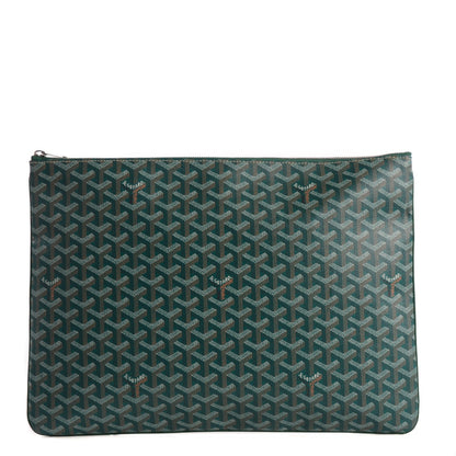 Goyard Goyardine Senat Pochette GM Green 1 of 9