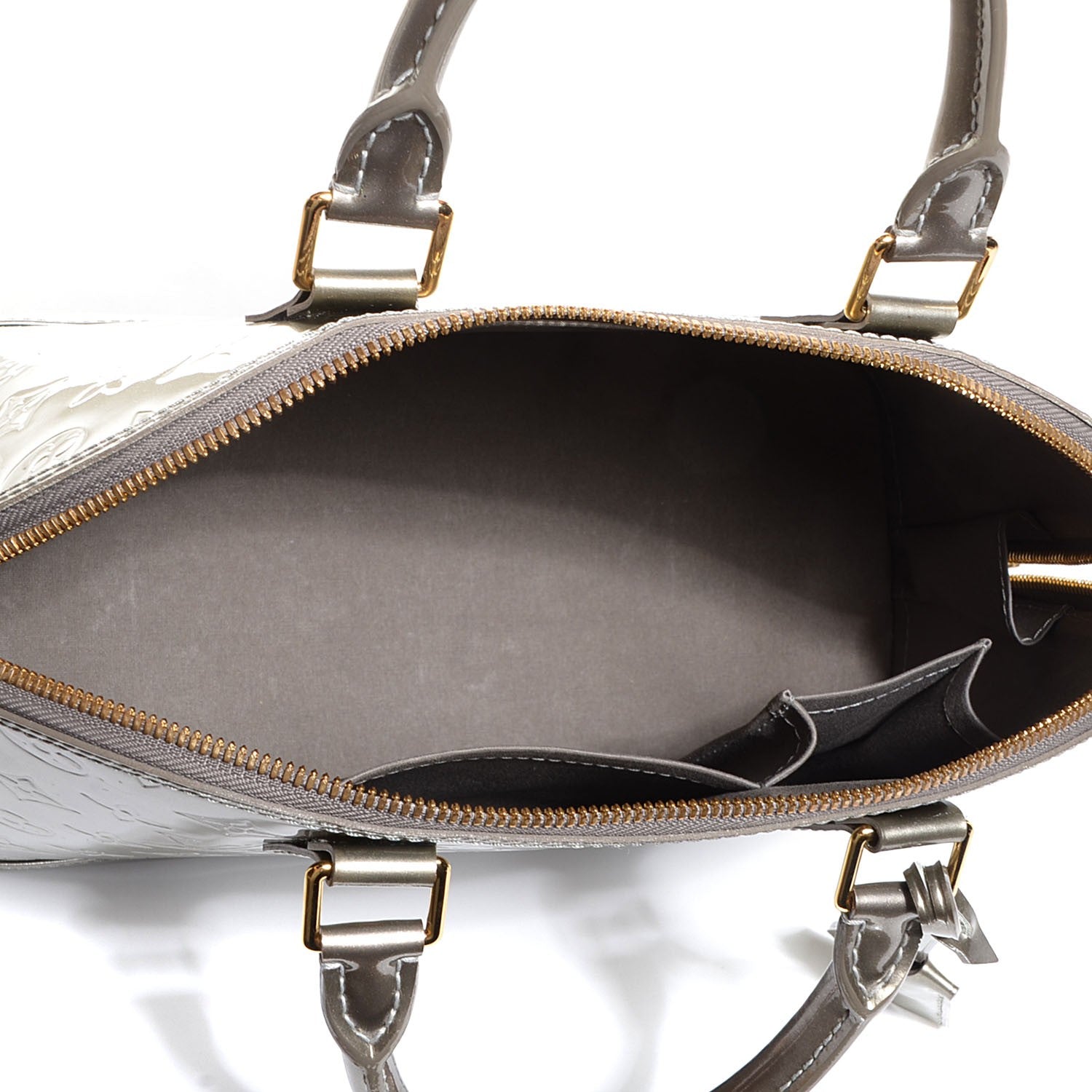 Louis Vuitton Vernis Alma PM Gris Art Deco 5 of 7