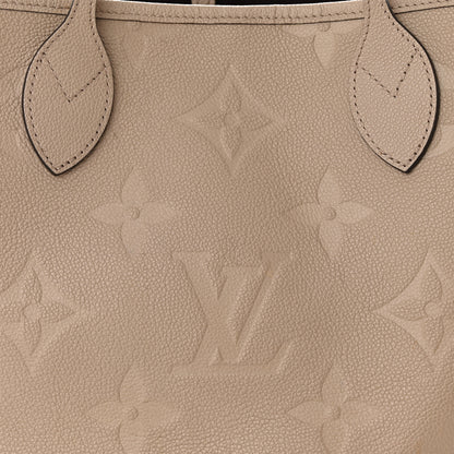 Louis Vuitton Empreinte Monogram Giant Neverfull MM Tourterelle 7 of 15