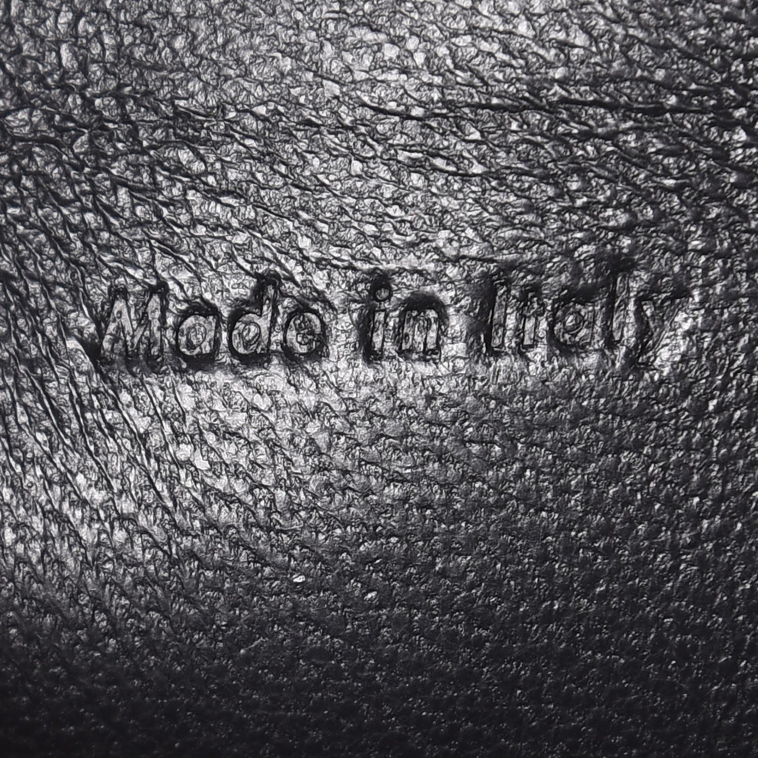 Celine Smooth Calfskin Pony Hair Medium Pocket Clutch On Chain Black 6 of 8