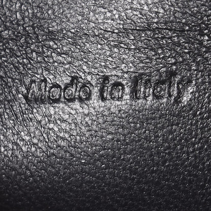 Celine Smooth Calfskin Pony Hair Medium Pocket Clutch On Chain Black 6 of 8