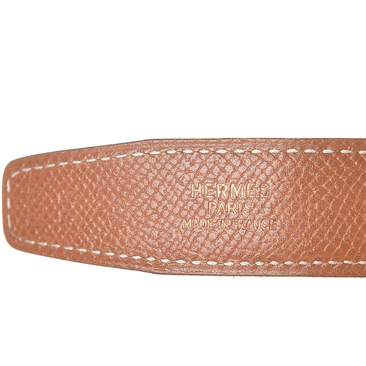 Hermes Courchevel 24mm Constance H Belt 75 Gold Jaune 6 of 9