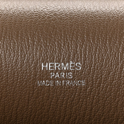 Hermes Taurillon Clemence Jypsiere 34 Etoupe 6 of 11