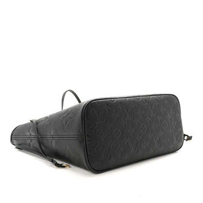 Louis Vuitton Empreinte Monogram Giant Neverfull MM Black 5 of 10