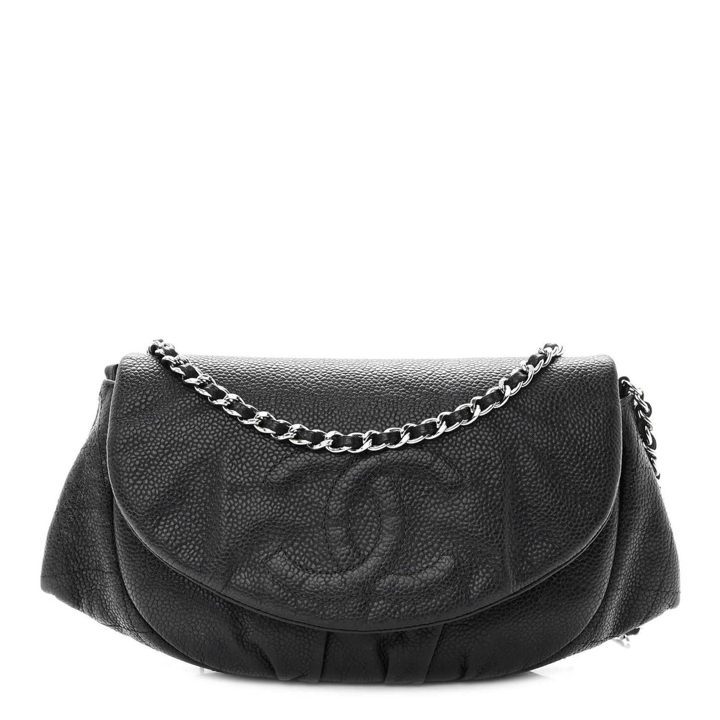 Caviar Half Moon Wallet On Chain WOC Black