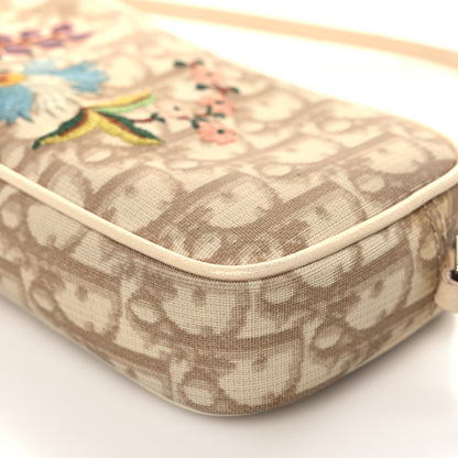 Christian Dior Monogram Vintage Flowers Mini Pochette Beige 8 of 11