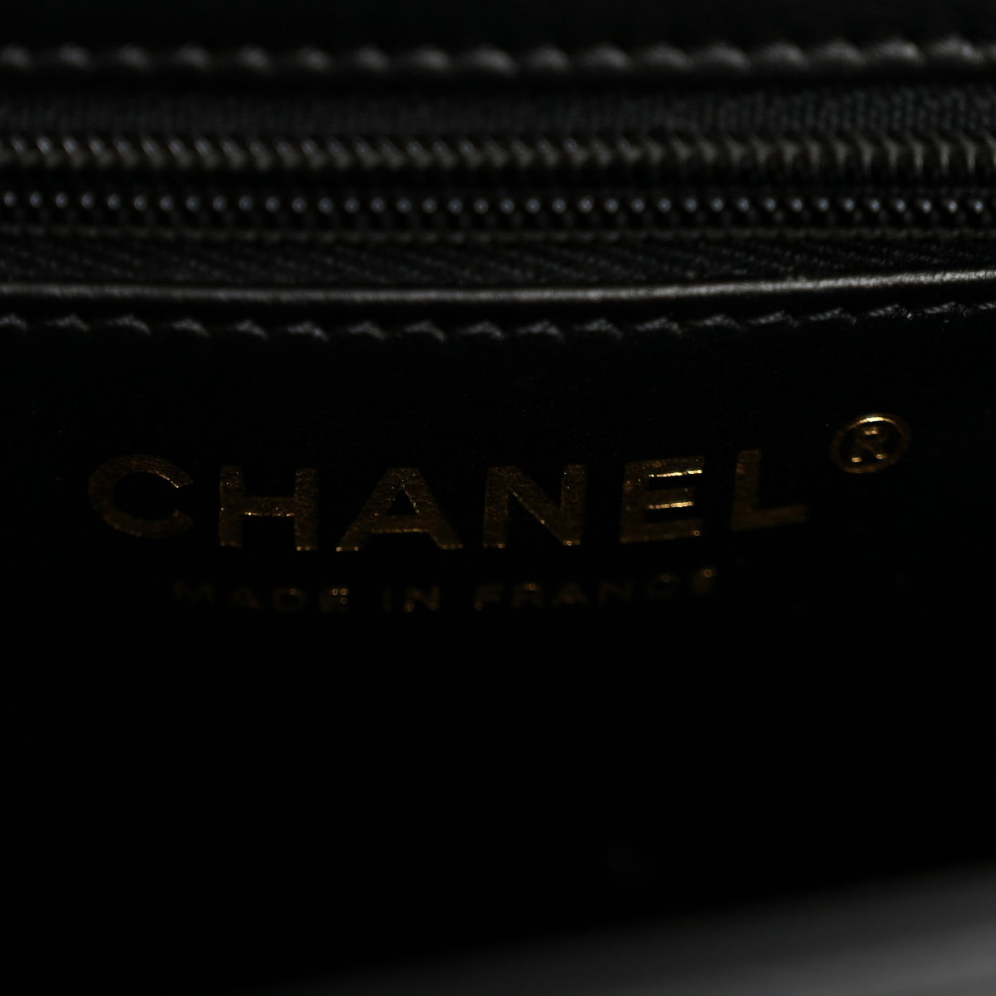 Shiny Aged Calfskin Quilted Nano Kelly Shopper Black