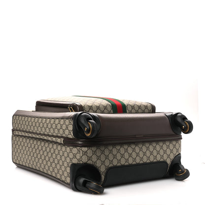 Gucci GG Supreme Monogram Web Medium Savoy Trolley Beige Ebony 3 of 9
