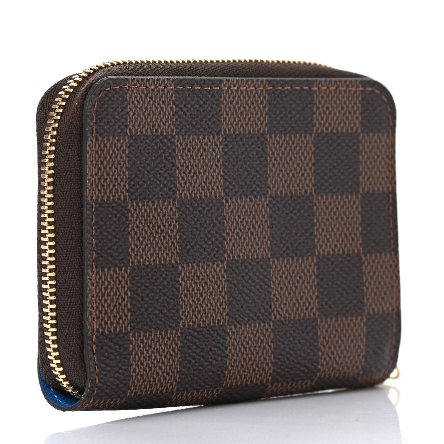Damier Ebene 2019 Christmas Animation Zippy Coin Purse Blue