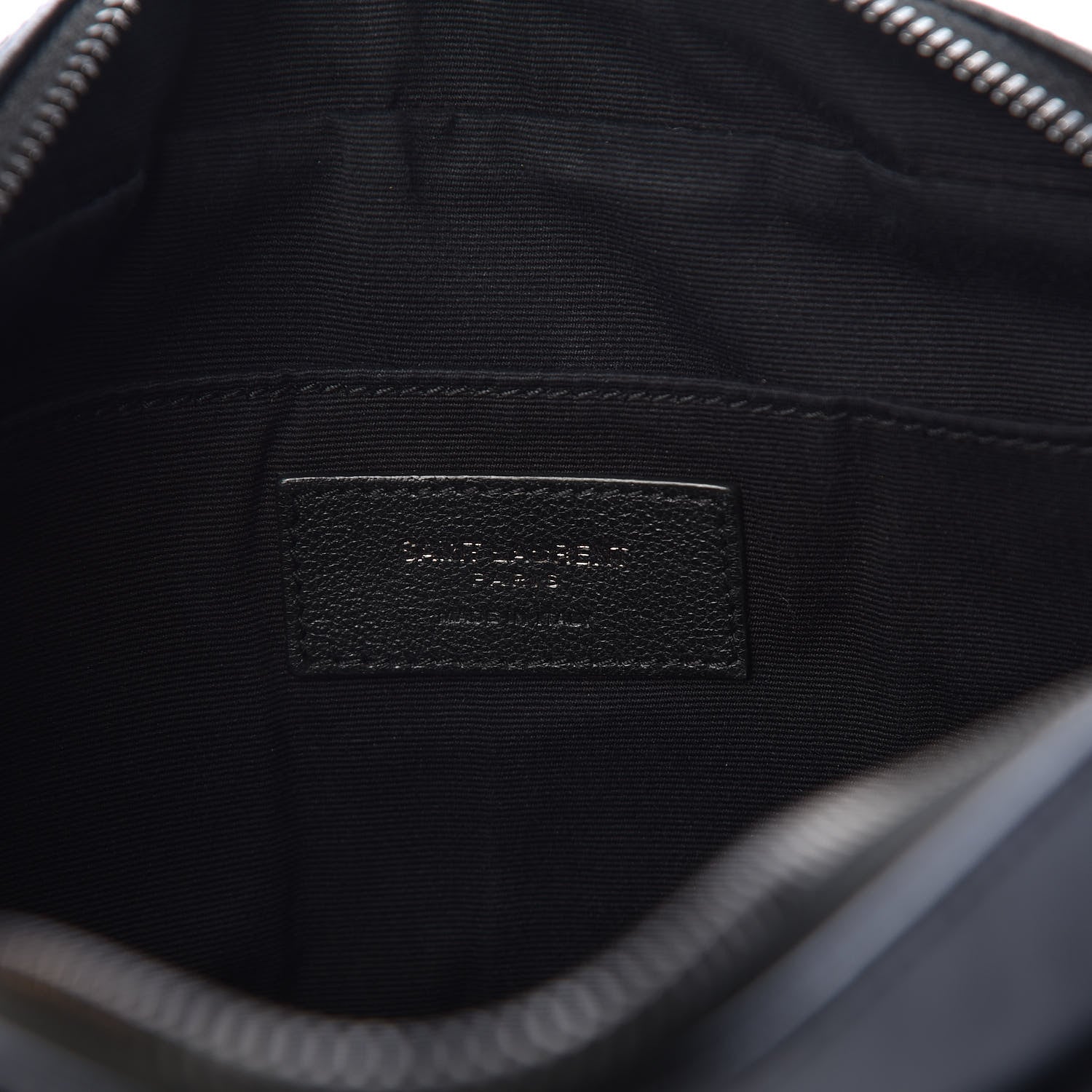 Saint Laurent Calfskin Matelasse Monogram Lou Camera Bag Black 6 of 8