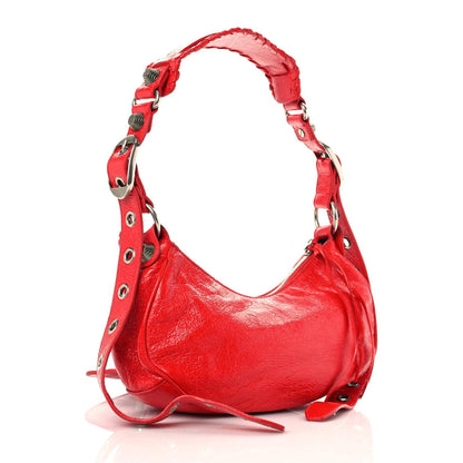 Balenciaga Agneau Arena Le Cagole Shoulder Bag XS Bright Red 2 of 13