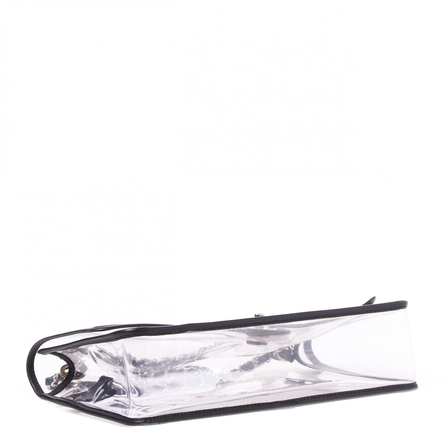 Lambskin Vinyl Large Naked Flap Black