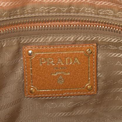 Prada Tessuto Nylon Soft Calf Tote Yellow 6 of 16