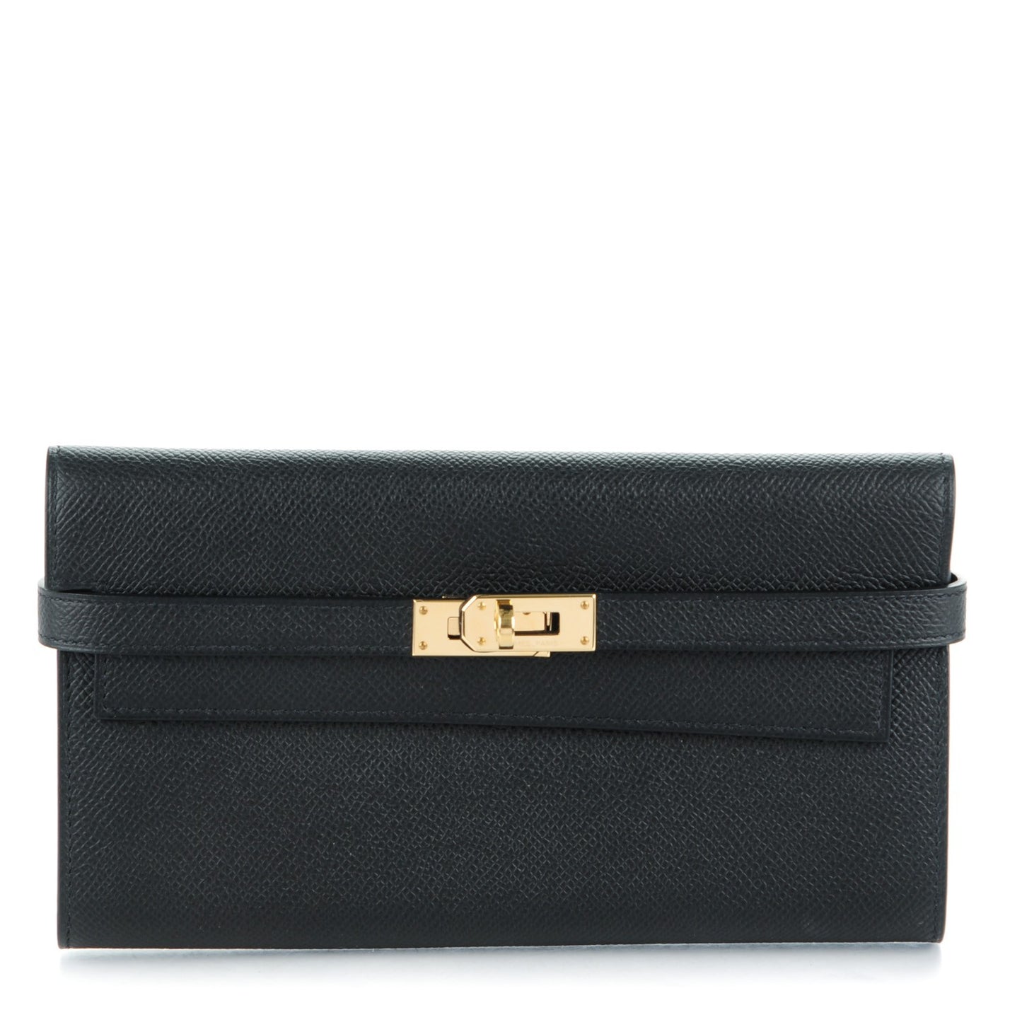 Epsom Kelly Longue Wallet Black