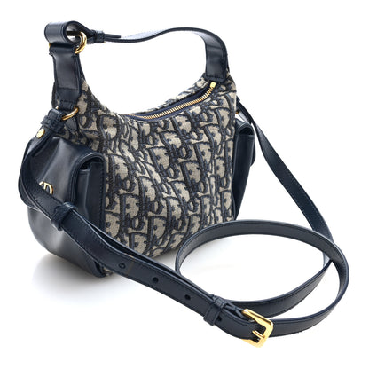 Christian Dior Oblique Jacquard Smooth Calfskin Mini D-Dream Blue 3 of 10