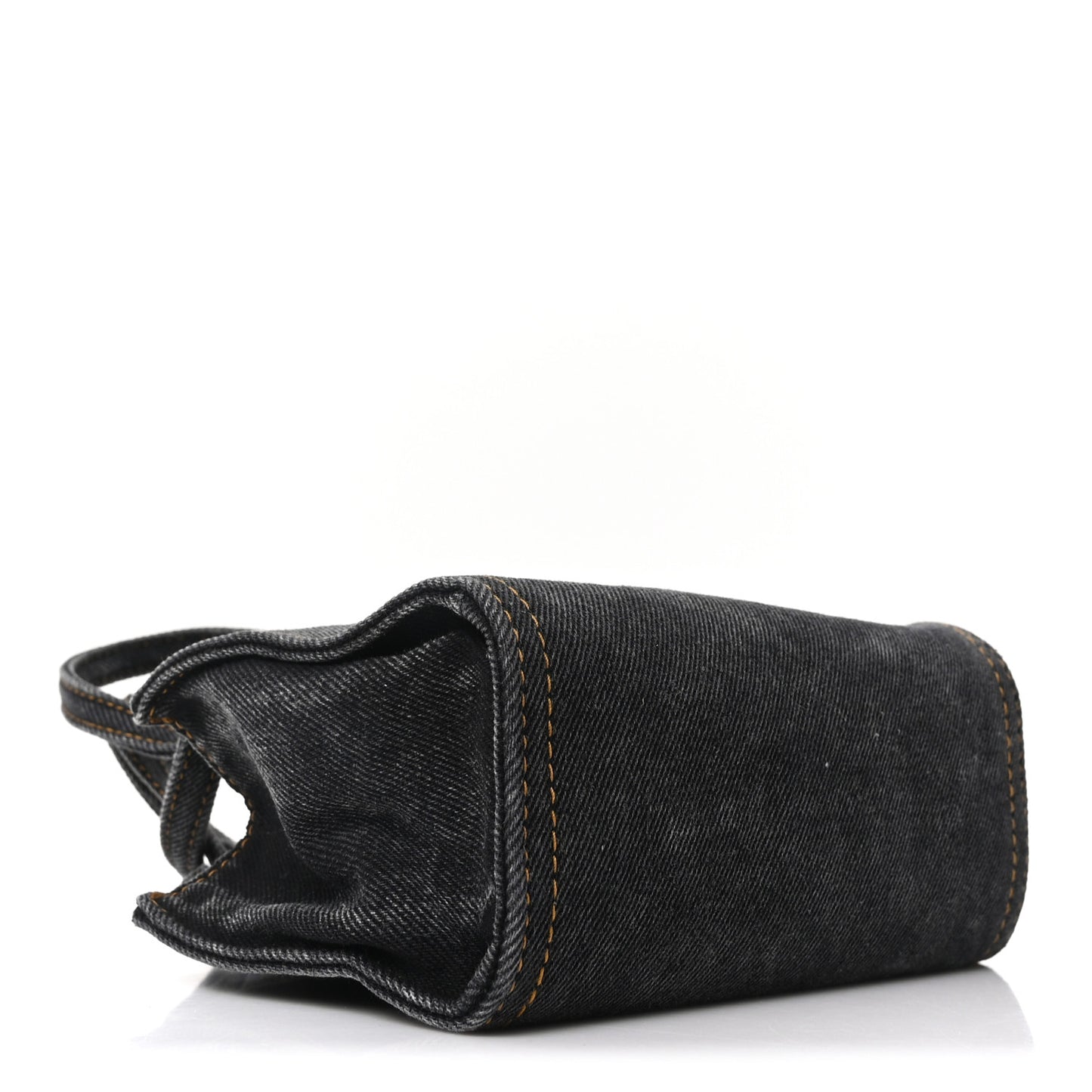 Denim Small Shopping Bag Black