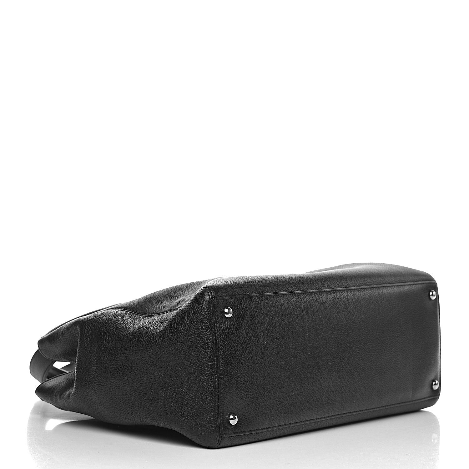Chanel Calfskin Cerf Executive Shopper Tote Black 4 of 12