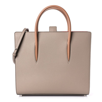 Christian Louboutin Calfskin Patent Studded Large Paloma Cashmere 1 of 8