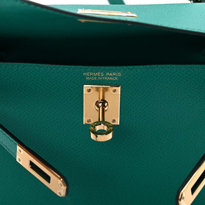 Hermes Epsom Mini Kelly Sellier 20 Vert Jade 5 of 10