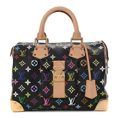 Louis Vuitton Monogram Multicolor Speedy 30 Black 1 of 8