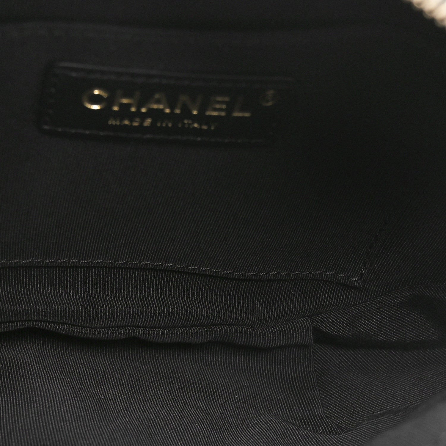 Chanel Calfskin Quilted Banane Waist Bag Fanny Pack Black 5 of 10