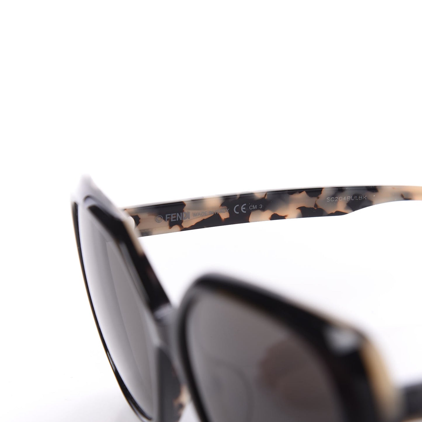 Oversized Sunglasses FF 0107/F/S Black Havana