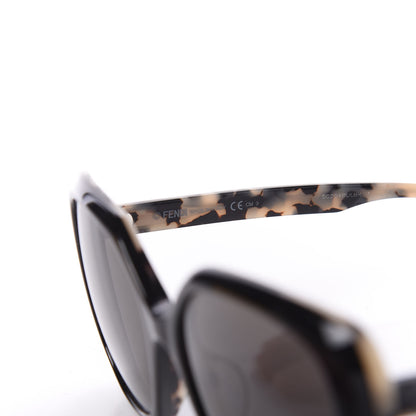 Fendi Oversized Sunglasses FF 0107/F/S Black Havana 5 of 7