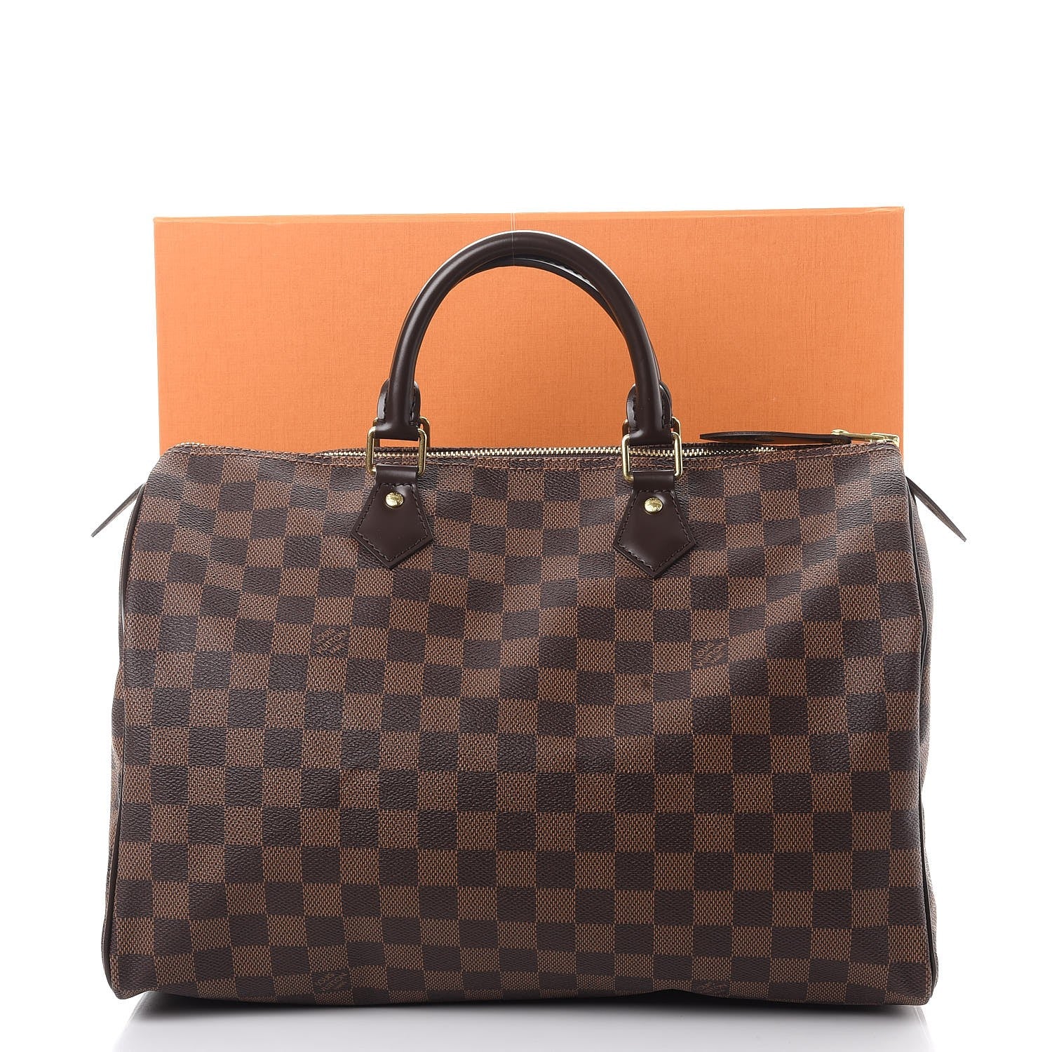 Louis Vuitton Damier Ebene Speedy 35 9 of 9