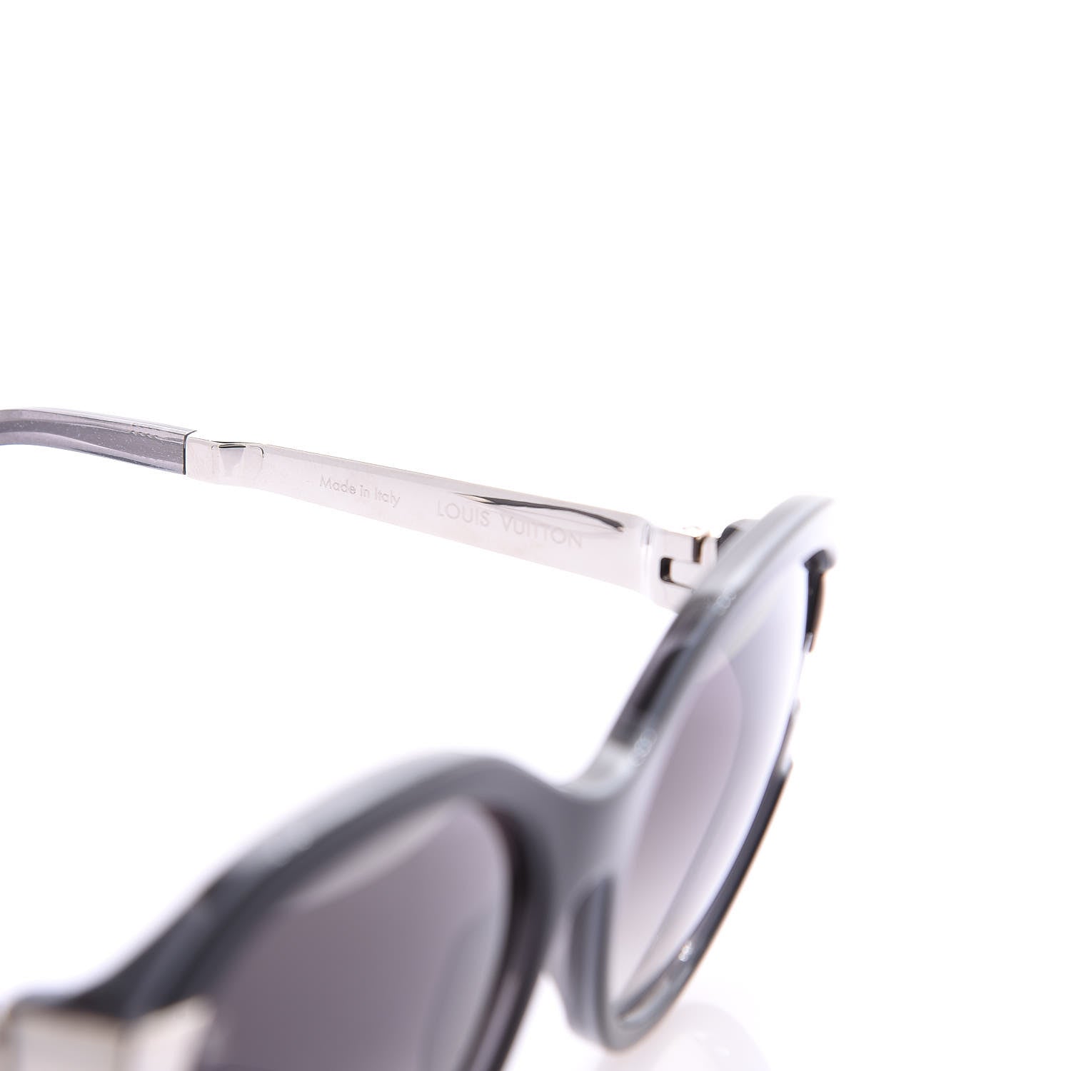 Louis Vuitton Acetate Petit Soupcon Cat Eye Sunglasses Z0489W Black 5 of 8